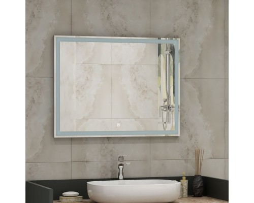 Зеркало Континент Mercury 900х700 ЗЛП569 с подсветкой с сенсорным выключателем