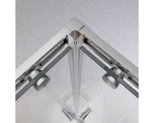 Душевой уголок Cezares Relax-304 90x90 RELAX-304-A-2-90-C-CR профиль Хром глянцевый стекло прозрачное