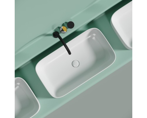 Раковина-чаша накладная Ceramicanova белый матовый Element 705x380x150