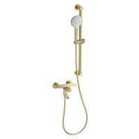 Смеситель для ванны с душевым гарнитуром Wonzon&Woghand, Брашированное золото