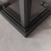 Душевой уголок Cezares Liner 90x90 LINER-A-2-90-C-NERO профиль Черный матовый стекло прозрачное