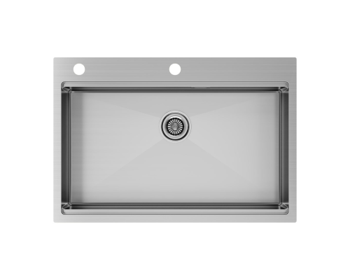 Мойка для кухни Paulmark VAST-PRO PM707551-BS брашированная сталь 750х510