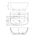 Ванна акриловая Vincea 1700x850x580 Белый