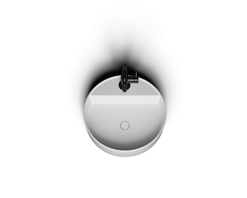 Накладная раковина-чаша из искусственного камня Monblan Selena 450x450x160 цвет белый матовый