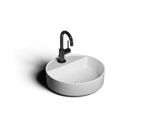 Накладная раковина-чаша из искусственного камня Monblan Selena 450x450x160 цвет белый матовый