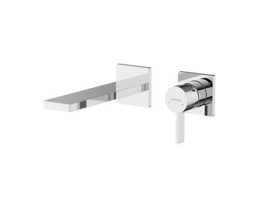 Смеситель для раковины SANCOS Linn c внутренней частью, хром, SC9021CH