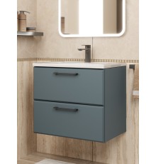 Тумба под раковину Uperwood Foster NEW 60 см, подвесная, серый графит