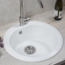 Кухонная мойка круглая 505х190 Reflexion Core RX1350WH, белый