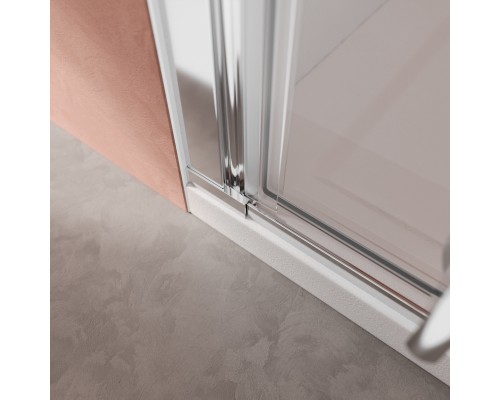 Душевая дверь Cezares Liner 100 L LINER-B-12-100-C-Cr-L профиль Хром стекло прозрачное