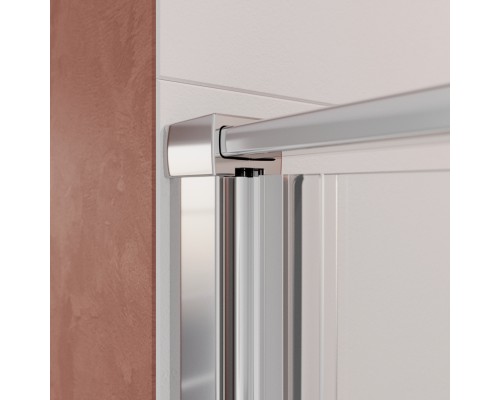 Душевая дверь Cezares Liner 100 L LINER-B-12-100-C-Cr-L профиль Хром стекло прозрачное