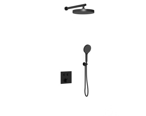 Душевой комплект Vincea Inspire VSFW-4I212MB встраиваемый двухрежимный черный