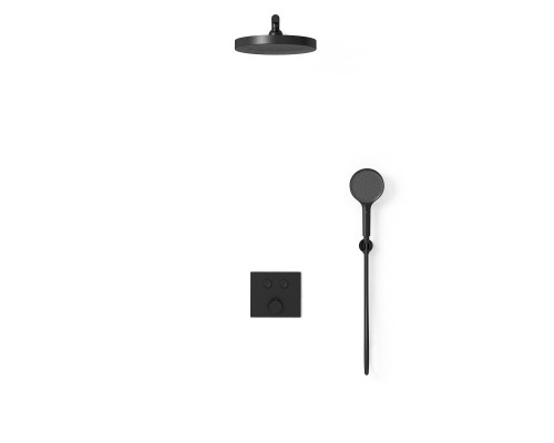 Душевой комплект Vincea Inspire VSFW-4I212MB встраиваемый двухрежимный черный