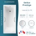 Ванна чугунная Delice Prestige 180х80 с отверстиями под ручки