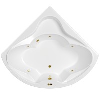 Ванна WHITECROSS Konsul 150x150 "SOFT" (золото)