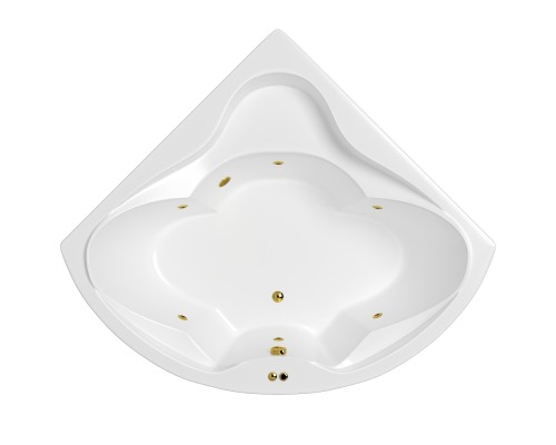 Ванна WHITECROSS Konsul 150x150 "SOFT" (золото)