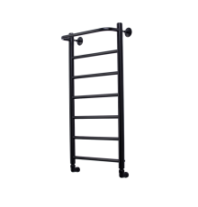 Полотенцесушитель водяной Comfysan Capri W-8 80/40 с полкой, черный