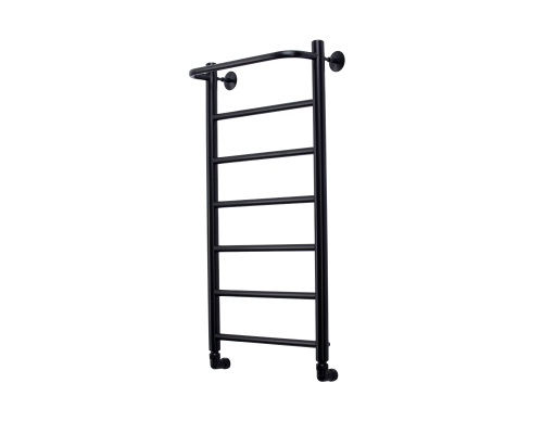 Полотенцесушитель водяной Comfysan Capri W-8 80/40 с полкой, черный