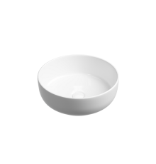 Раковина накладная Тайкан (Taycan), круглая, диаметр 375 мм, высота 140 мм, белая