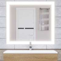 Зеркало для ванной с подсветкой Uperwood Barsa 90х80 см, сенсор/антизапотевание