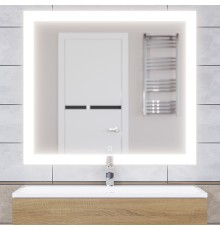 Зеркало для ванной с подсветкой Uperwood Barsa 90х80 см, сенсор/антизапотевание