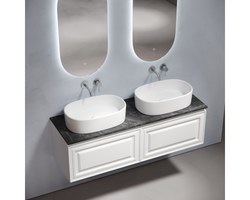 Столешница для ванной комнаты из керамогранита Sancos Black Sky 1600х460, TT160A1