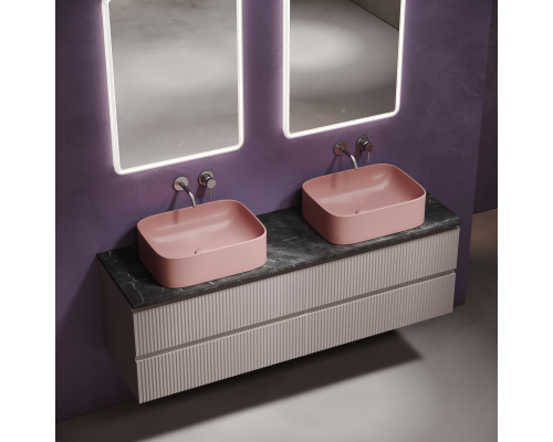 Столешница для ванной комнаты из керамогранита Sancos Black Sky 1600х460, TT160A1