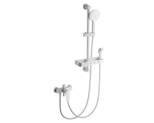 Смеситель для ванны с душевым гарнитуром Wonzon&Woghand, Белый матовый