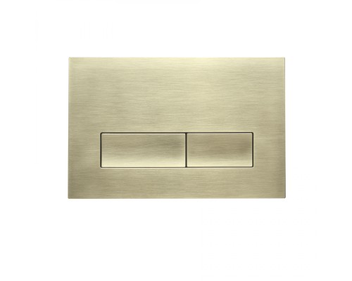 Кнопка смыва для инсталляции Wonzon&Woghand, Брашированное золото WW-IB224-BG