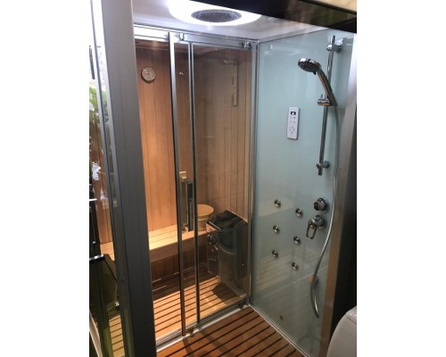 Кабина с финской сауной FRANK F921R правосторонняя 220x130 см