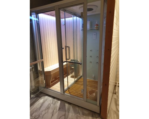 Кабина с финской сауной FRANK F920R правосторонняя 200x130 см