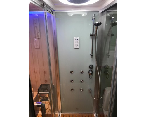 Кабина с финской сауной FRANK F921R правосторонняя 220x130 см