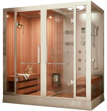 Кабина с финской сауной FRANK F914L левосторонняя 150x120 см