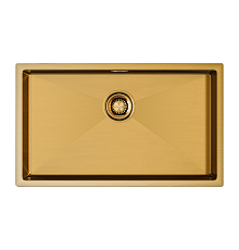 Кухонная мойка Paulmark Koher 74 PM807444-BG Брашированное золото