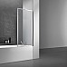 Душевая шторка на ванну Vincea VSB-41700CL 700x1400 хром стекло прозрачное