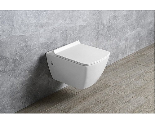 Унитаз ISVEA Purita подвесной 345x550x400-белый ССП 10PL02007SV