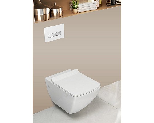 Унитаз ISVEA Purita подвесной 345x550x400-белый ССП 10PL02007SV