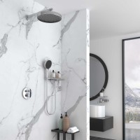 Душевой комплект Vincea Inspire VSFW-3I22MT2RCH встраиваемый, термостат, 2 режима, хром