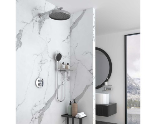 Душевой комплект Vincea Inspire VSFW-3I22MT2RCH встраиваемый, термостат, 2 режима, хром