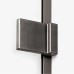 Шторка для ванны NEW TRENDY AVEXA GUNMETAL BRUSHED 130x150 L оружейная сталь