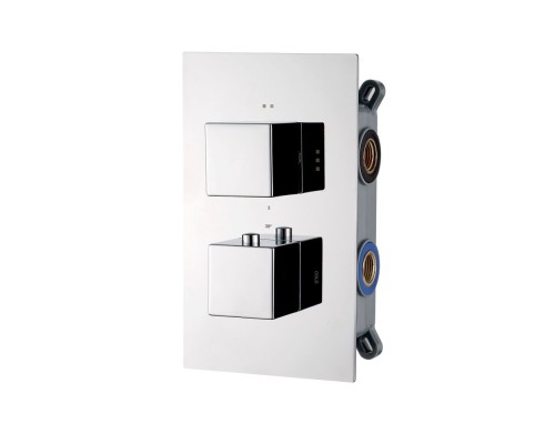 Встраиваемый смеситель для душа c термостатом AQG QU Therm, хром