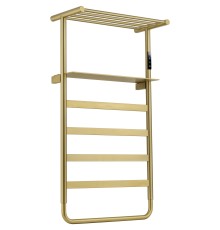 Полотенцесушитель электрический Wonzon&Woghand D?SSELDORF, Браш золото WW-A208-BG