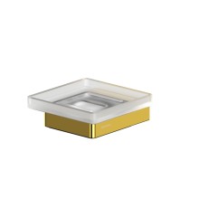 Мыльница подвесная WHITECROSS Cubo золото