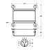 Стеклянная полка Art&Max Antic Crystal AM-E-2682BSJ-Br Бронза