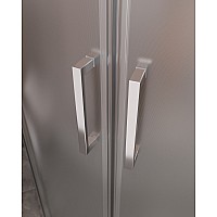 Душевой уголок Cezares Molveno R-2 80х80 MOLVENO-R-2-80-P-Cr профиль Хром стекло рифленое