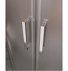 Душевой уголок Cezares Molveno R-2 80х80 MOLVENO-R-2-80-P-Cr профиль Хром стекло рифленое