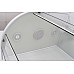 Душевая кабина Frank F412/1 L White без крыши