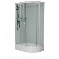 Душевая кабина Frank F412/1 L White без крыши