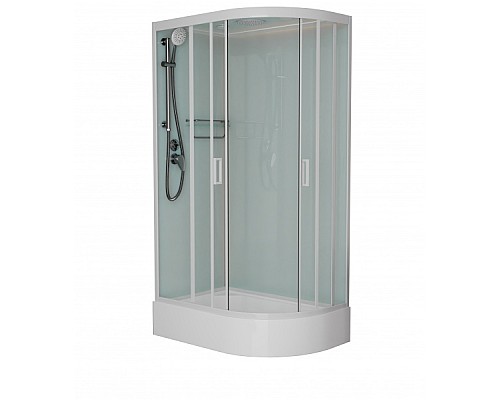 Душевая кабина Frank F412/1 L White без крыши Душевая кабина Frank F412/1 L White без крыши