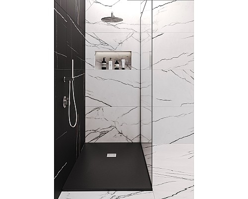 Душевой поддон Starohome Solid 100х100 Black Matt Solid Душевой поддон Starohome Solid 100х100 Black Matt Solid