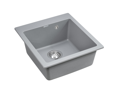 Кухонная мойка Paulmark Zemar 46 PM104651-GRM Серый металлик